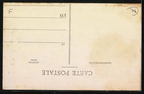 AK Romchamp, Rue de Derrière l`Étang avec vue sur le paysage rural