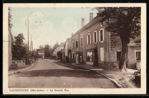 AK Lavoncourt /Hte-Saône, La Grande Rue
