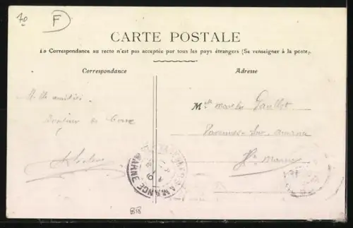 AK Corre /Haute-Saône, Vue du Faubourg