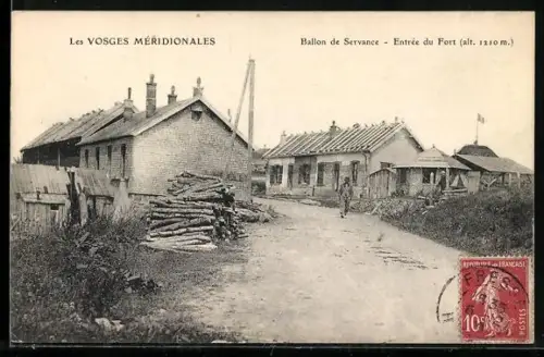 AK Fort /Ballon de Servance, Entrée du Fort