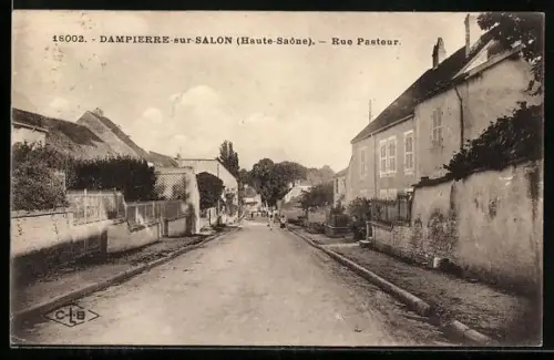 AK Dampierre-sur-Salon /Haute-Saône, Rue Pasteur