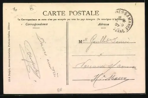 AK Port-sur-Saône, Entrée du Canal de l`Est