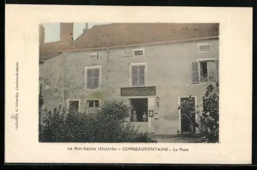 AK Combeaufontaine, La Poste