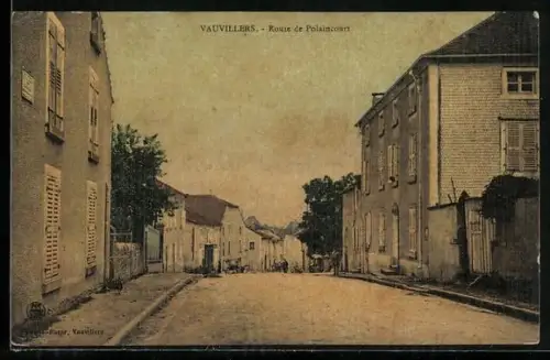 AK Vauvillers, Route de Polaincourt