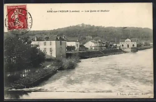 AK Aire-sur-l`Adour /Landes, Les Quais et Abattoir
