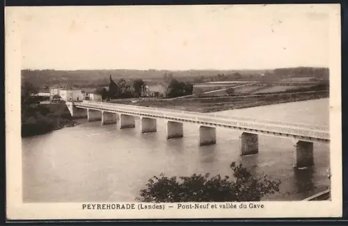 AK Peyrehorade /Landes, Pont-Neuf et vallée du Gave