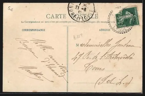 AK Labatut /Landes, L`Église et Iou Casteigt