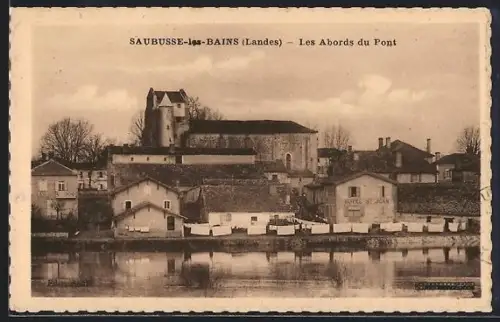 AK Saubusse-les-Bains /Landes, Les Abords du Pont
