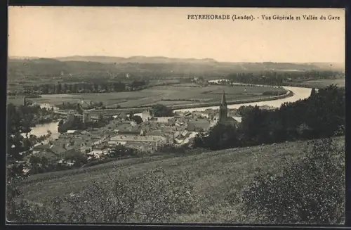 AK Peyrehorade /Landes, Vue Générale et Vallée du Gave