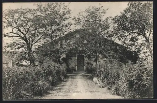 AK Caupenne /Landes, Le Presbytère entouré d`arbres et de végétation