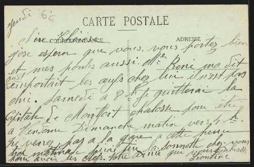 AK Caupenne /Landes, Le Presbytère entouré d`arbres et de végétation
