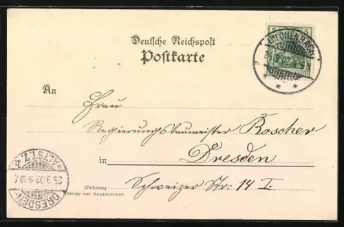 AK Hilchenbach, Gesamtansicht aus der Vogelschau