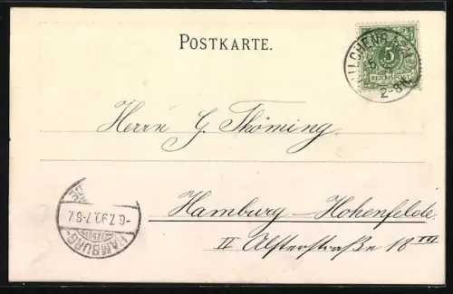 AK Hilchenbach, Teilansicht mit Kirche