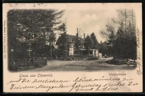 AK Chemnitz, Gasthaus Waldschänke