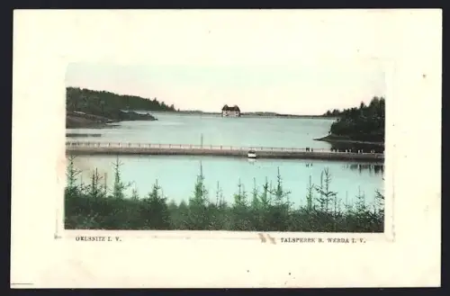 AK Oelsnitz i. V., Talsperre bei Werda i. V.