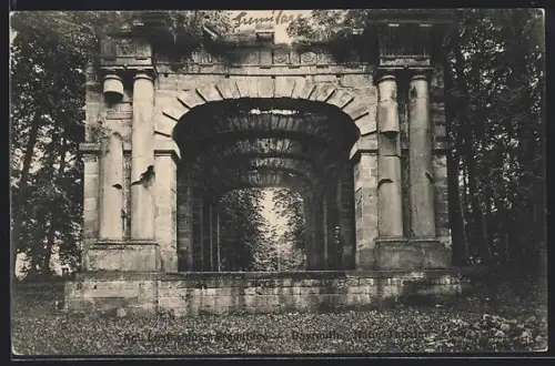 AK Bayreuth, Naturtheater im Lustschloss Ermitage