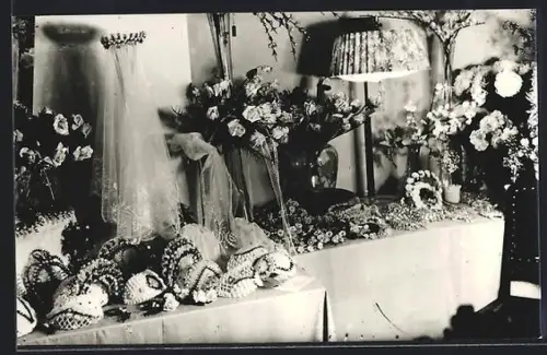 AK Sebnitz /Sa., Älteste Blumenschau in Sebnitz, Fa. C. F. Sturm