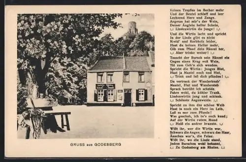 AK Godesberg, Gasthof zum Godesberg, Inh. Geschw. Schumacher