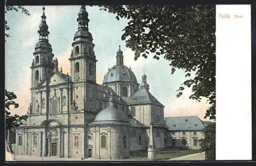 AK Fulda, Blick auf den Dom