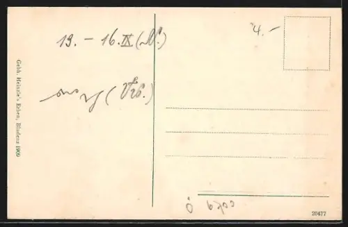 AK Bludenz, Gesamtansicht mit Scesaplana