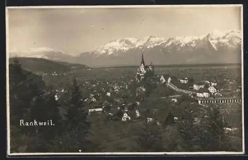 AK Rankweil, Gesamtansicht mit Kirche