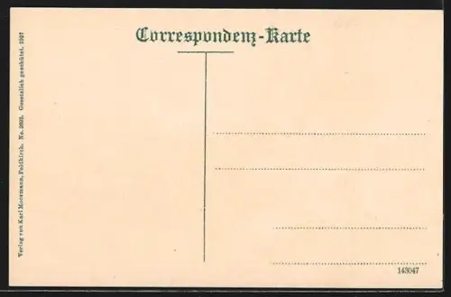AK Rankweil, Panorama mit Kirche