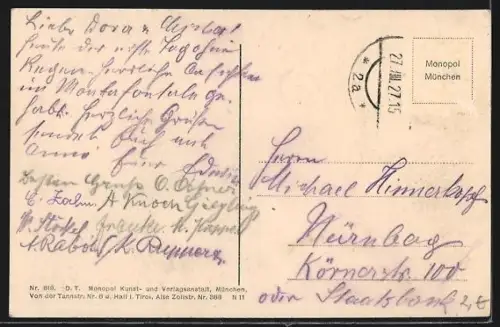 AK Bludenz /Vorarlberg, Teilansicht mit Kirchturm