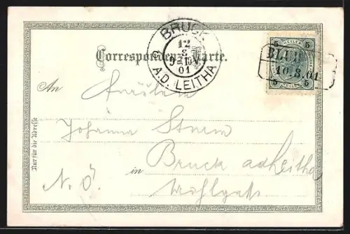 AK Bludenz, Teilansicht des Ortes mit Kirche