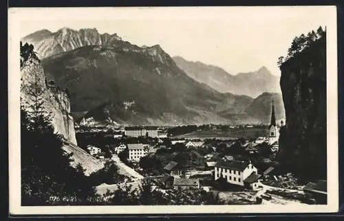AK Bludenz, Blick v. d. Bürsenschlucht