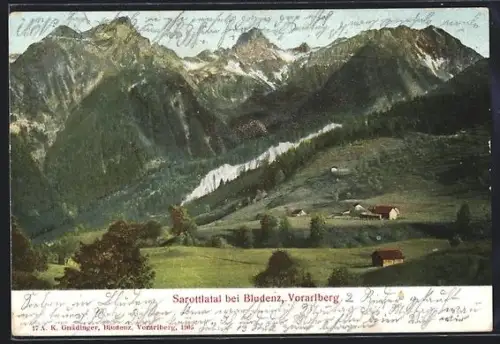 AK Bludenz, Panorama des Sarottlatals