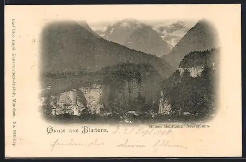 AK Bludenz, Bürser Schlucht und Scesaplana