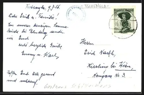 AK Bürserberg, Gasthof Schillerkopf mit Zwölfer u. Zimba