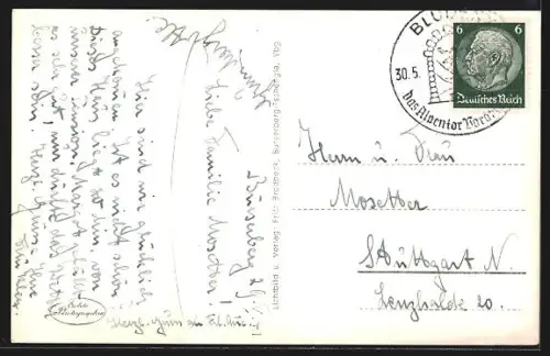 AK Tschengla, Berghütte mit flagge und Gebirgspanorama