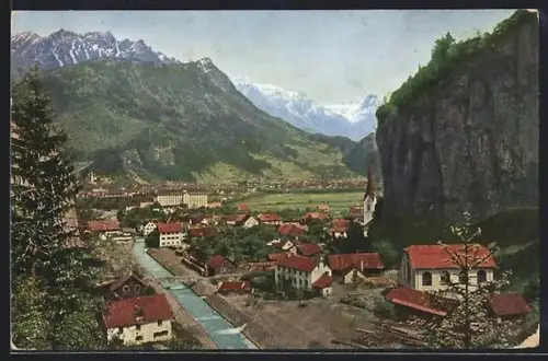 AK Bludenz, Gesamtansicht mit Elser- und Roggler-Spitze