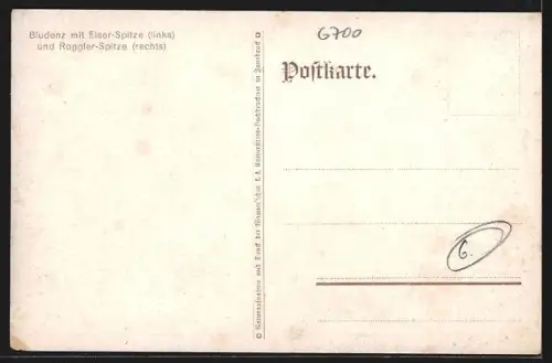 AK Bludenz, Gesamtansicht mit Elser- und Roggler-Spitze