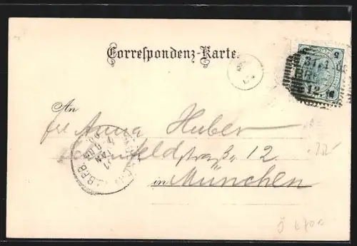 Künstler-AK Bürserschlucht /Arlbergbahn, Panorama mit Scesaplana