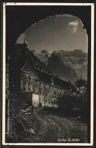 AK Bludenz, Partie am Kloster St. Peter