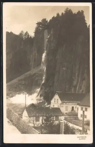 AK Bludenz, Watzeck mit Joh. Bachmann Haus