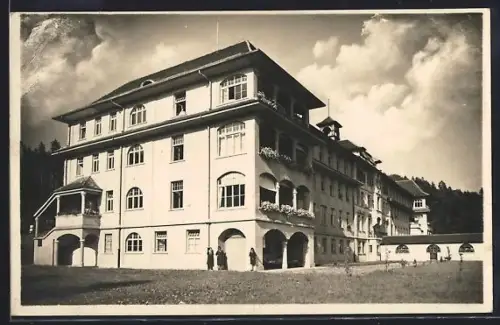 AK Schlins, Gaisbühl /Vorarlberg, Blick auf die Heilstätte