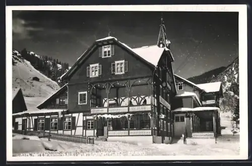 AK Brand, Hotel Hämmerle im Winter