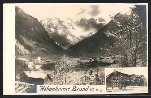 AK Brand /Vorarlberg, Gasthof und Pension Beck, Talblick