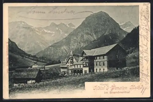 AK Brand, Brandnerthal, Hotel und Pension Beck