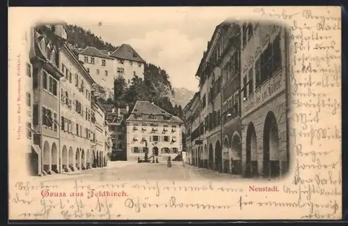 AK Feldkirch, Blick in die Neustadt