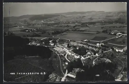 AK Thomasroith /O. Ö., Panorama aus der Vogelschau