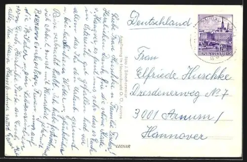 AK Thomasroith /O. Ö., Panorama aus der Vogelschau