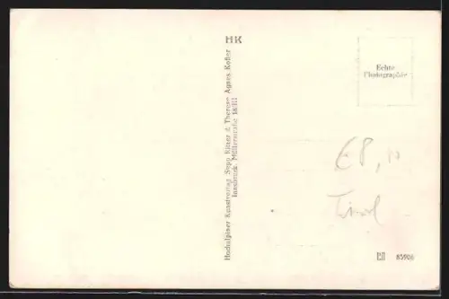 AK Steinach am Brenner, Pension zur Rose mit Brunnen