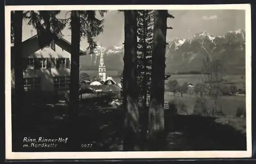 AK Rinn, Rinner Hof mit Nordkette