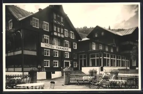 AK Brand, Hotel Hämmerle mit Terrasse