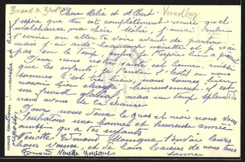 AK Brand, Hotel Hämmerle mit Terrasse