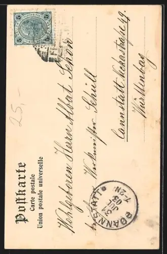 AK Feldkirch /Vorarlberg, K. K. Justizgebäude mit Brücke und Säulendenkmal